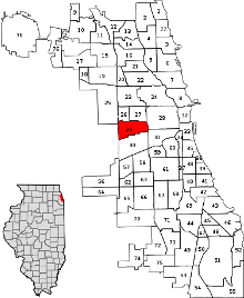 Image 6: Map of Chicago, Neighborhood #29